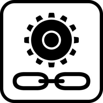 enlace mejoramiento vector icono
