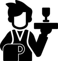 Waiter Vector Icon