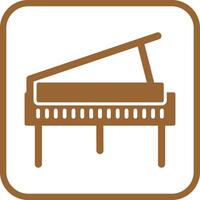 Grand Piano Vector Icon