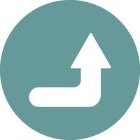Turn Up Vector Icon