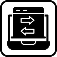 Data Transfer Vector Icon