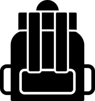 icono de vector de mochila