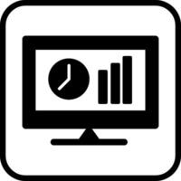 Online Stats Vector Icon