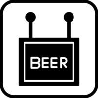 Beer Sign Vector Icon