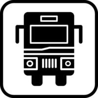 icono de vector de bus