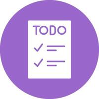 icono de vector de lista de tareas