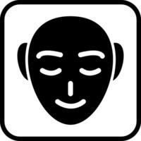 icono de vector de rostro humano