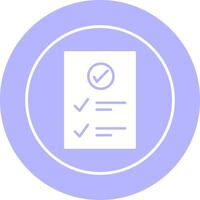 Check Up List Vector Icon