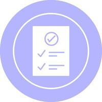 Check Up List Vector Icon