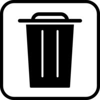 icono de vector de basura