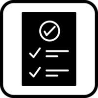 Check Up List Vector Icon