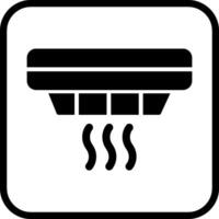 icono de vector de detector de humo