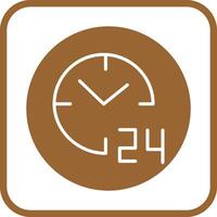 24 hours Vector Icon