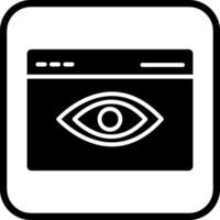 Web Visibility Vector Icon
