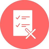 Fake List Vector Icon