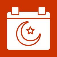 Islamic Calendar Vector Icon