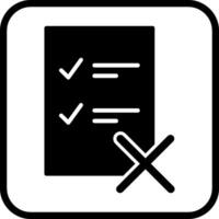 Fake List Vector Icon