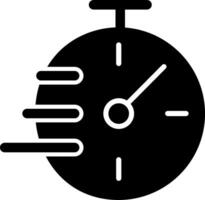 icono de vector de tiempo flexible