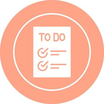 Today to Done Checklist Vector Icon