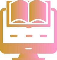 Digital Learning Vector Icon