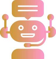 Chat Bot Vector Icon