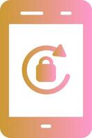 Portrait Orientation Lock Vector Icon