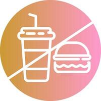 No Food Vector Icon