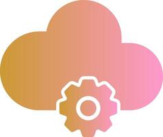 Cloud Computing Vector Icon