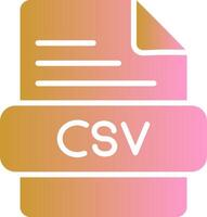 CSV Vector Icon