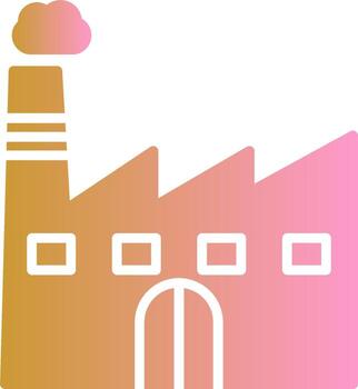 icono de vector de fábrica