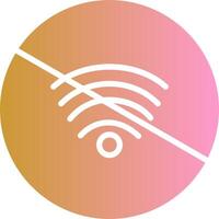 sin icono de vector wifi