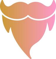 barba y Bigote ii vector icono