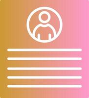 Client Profile Vector Icon