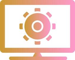 Computer Settings Vector Icon
