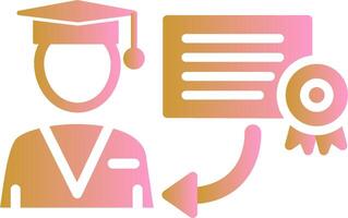 Receiving Degree Vector Icon