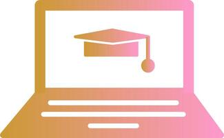 Online Degree Vector Icon