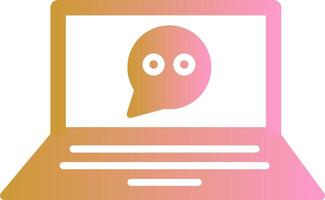 Online Conversation Vector Icon