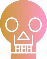 Skull X ray Vector Icon