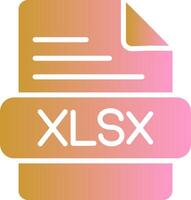 icono de vector xlsx