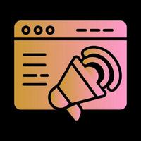 Website Promotion Vector Icon