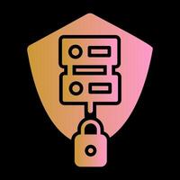 Secure Server Vector Icon