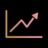 icono de vector de gráfico