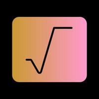 Square Root Vector Icon