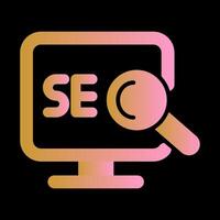 Search Engine Optimization Vector Icon