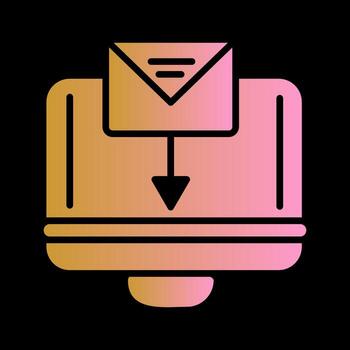 Mail Upload Vector Icon