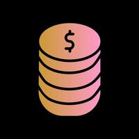 Stack of Coins Vector Icon