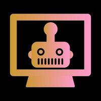 Artificial Bot Vector Icon