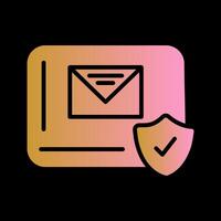 Mail Protection Vector Icon