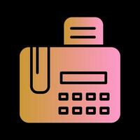 Fax Machine Vector Icon