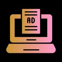 Internet Ads Vector Icon